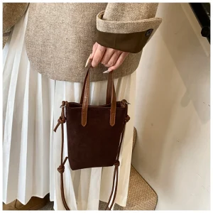 Korean Fashion Design Female Retro Shoulder Bag Design Mini PU Leather Crossbody Bag for Women 2025 Handbags and Purses Сумка